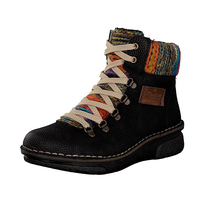 Botas Rieker 73343-00 Para Mulher - Pretas